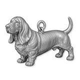 950 Platinum - Basset Hound Dog Charm