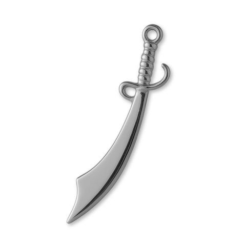 950 Platinum - Arabian Scimitar Charm