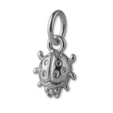 950 Platinum - Spotted Ladybug Charm
