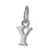 950 Platinum - Petite Letter Charm