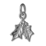 950 Platinum - Christmas Mistletoe Charm