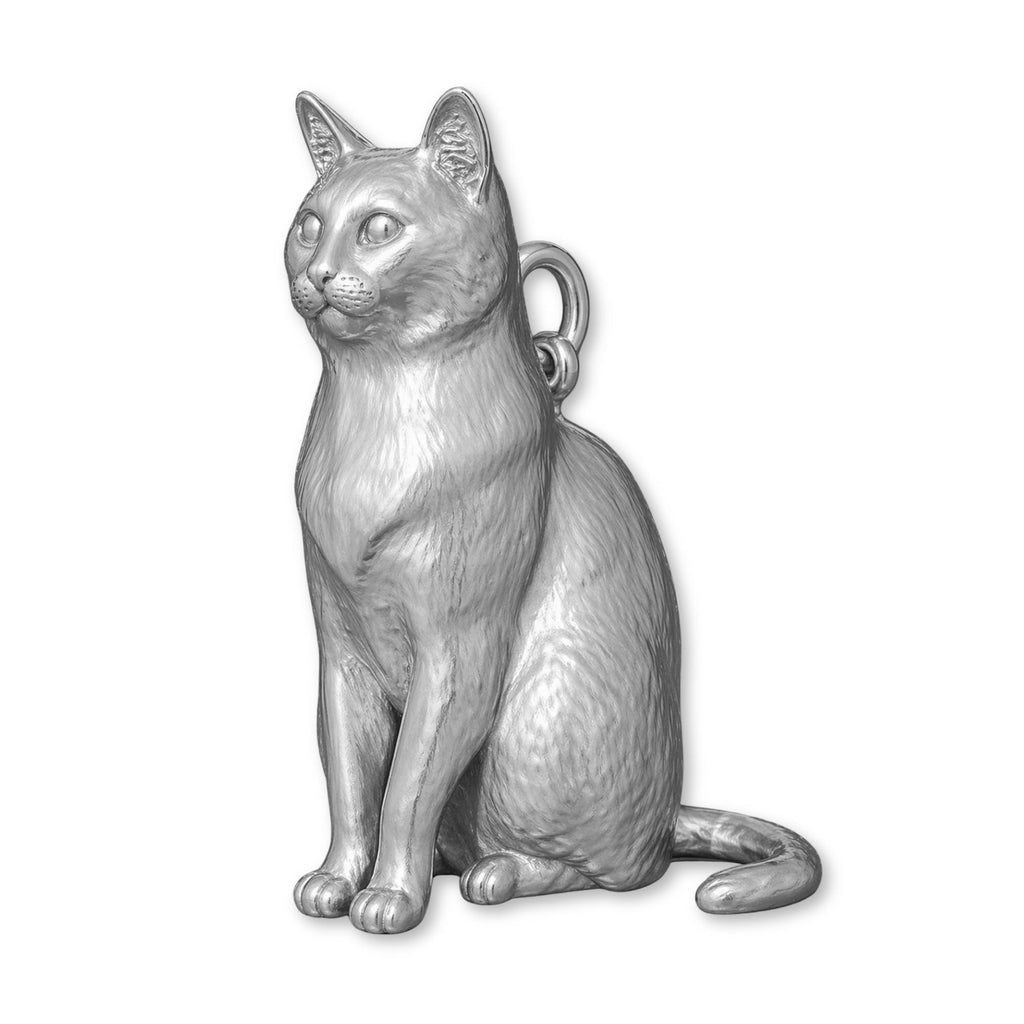 950 Platinum - Snowshoe Cat Charm