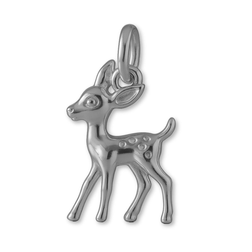 950 Platinum - Forest Deer Charm