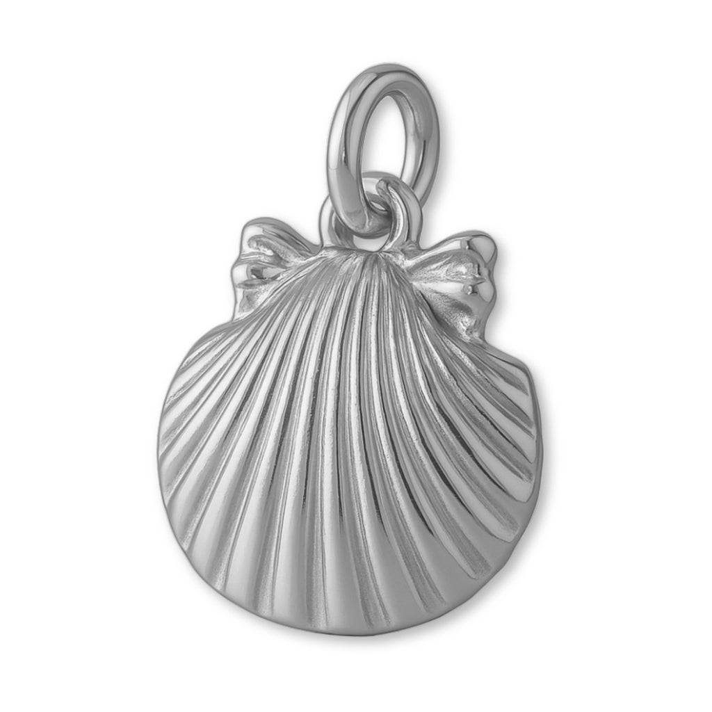 950 Platinum - Cockle Beach Shell Charm