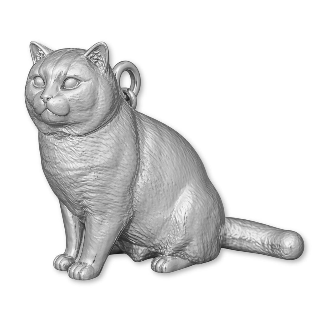 950 Platinum - British Shorthair Cat Charm