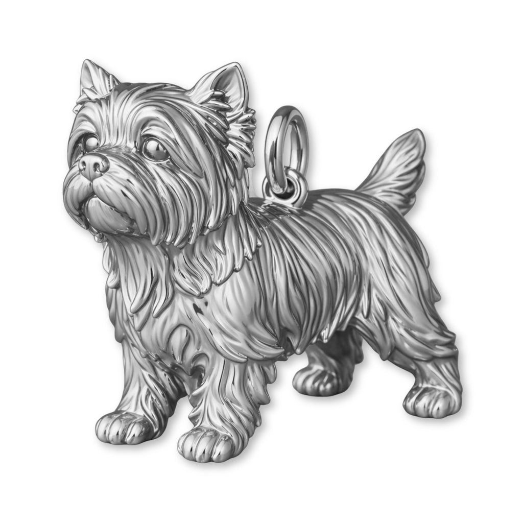 950 Platinum - Yorkshire Terrier Dog Charm
