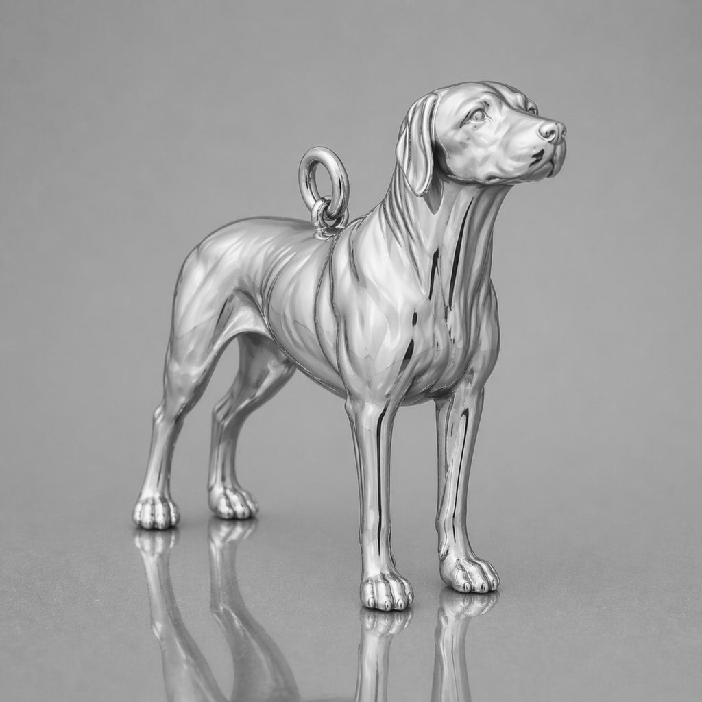 950 Platinum - Rhodesian Ridgeback Dog Charm