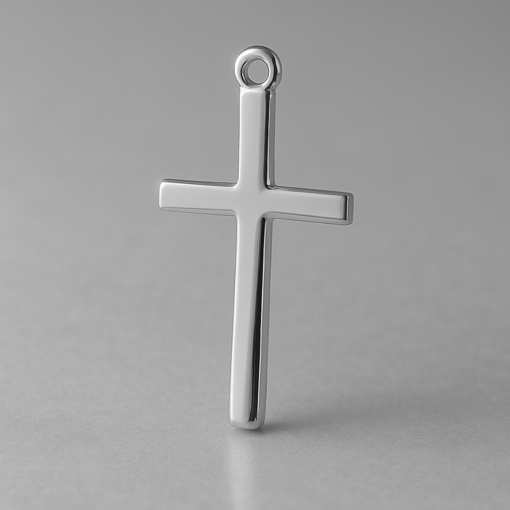 950 Platinum - Traditional Crucifix Charm