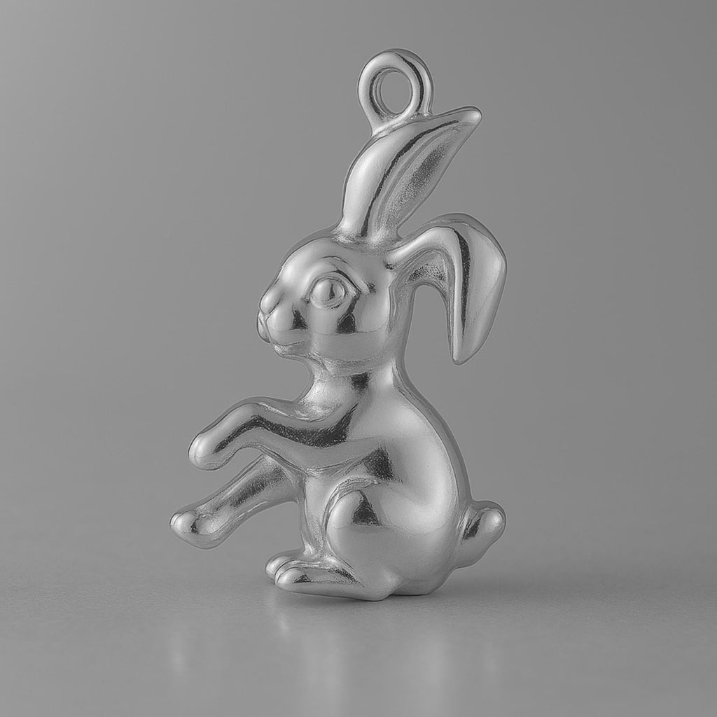 950 Platinum - Bunny Rabbit Charm