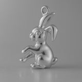 950 Platinum - Bunny Rabbit Charm