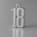 950 Platinum - 18 Monogram Charm