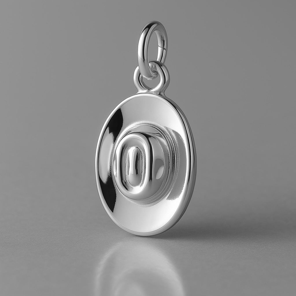 950 Platinum - Diggers Hat Charm