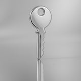 950 Platinum - Classic House Key Charm
