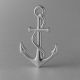 950 Platinum - Sea Anchor Charm
