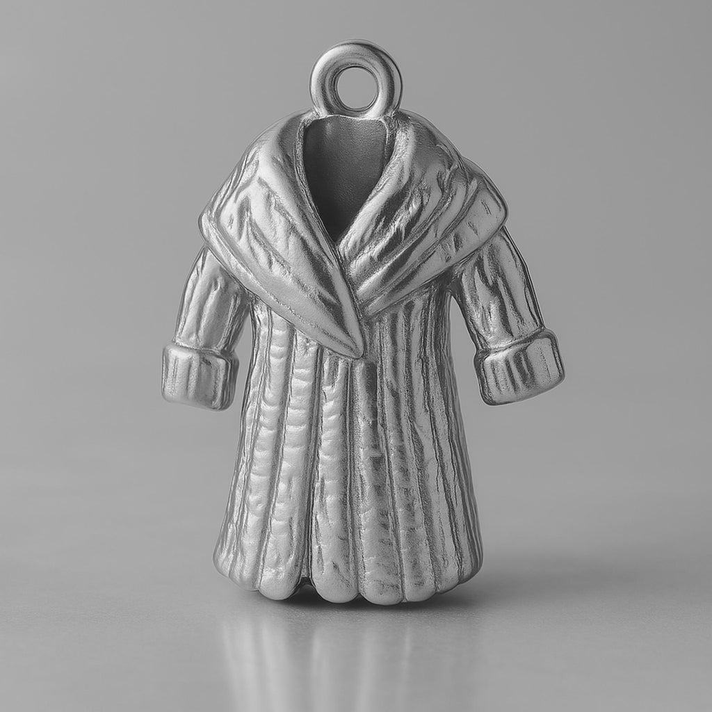 950 Platinum - Puffy Winter Coat Charm