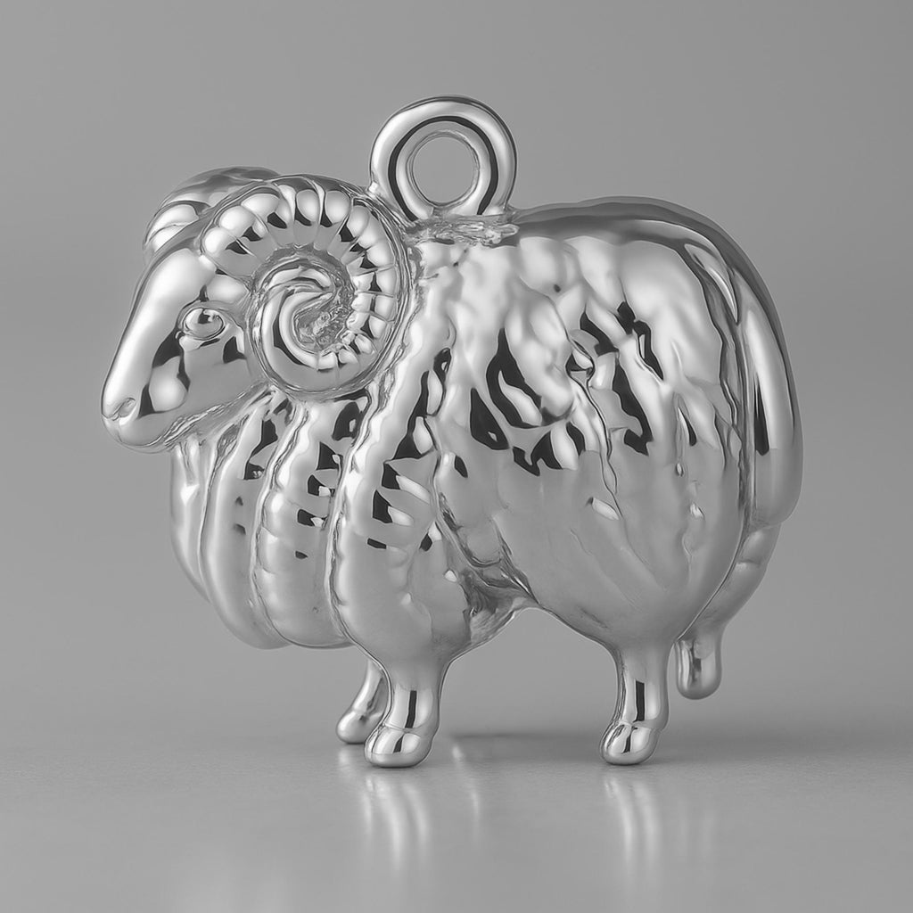 950 Platinum - Skudde Ram Charm