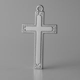 950 Platinum - Artisan Crucifix Charm
