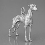 950 Platinum - Whippet Dog Charm