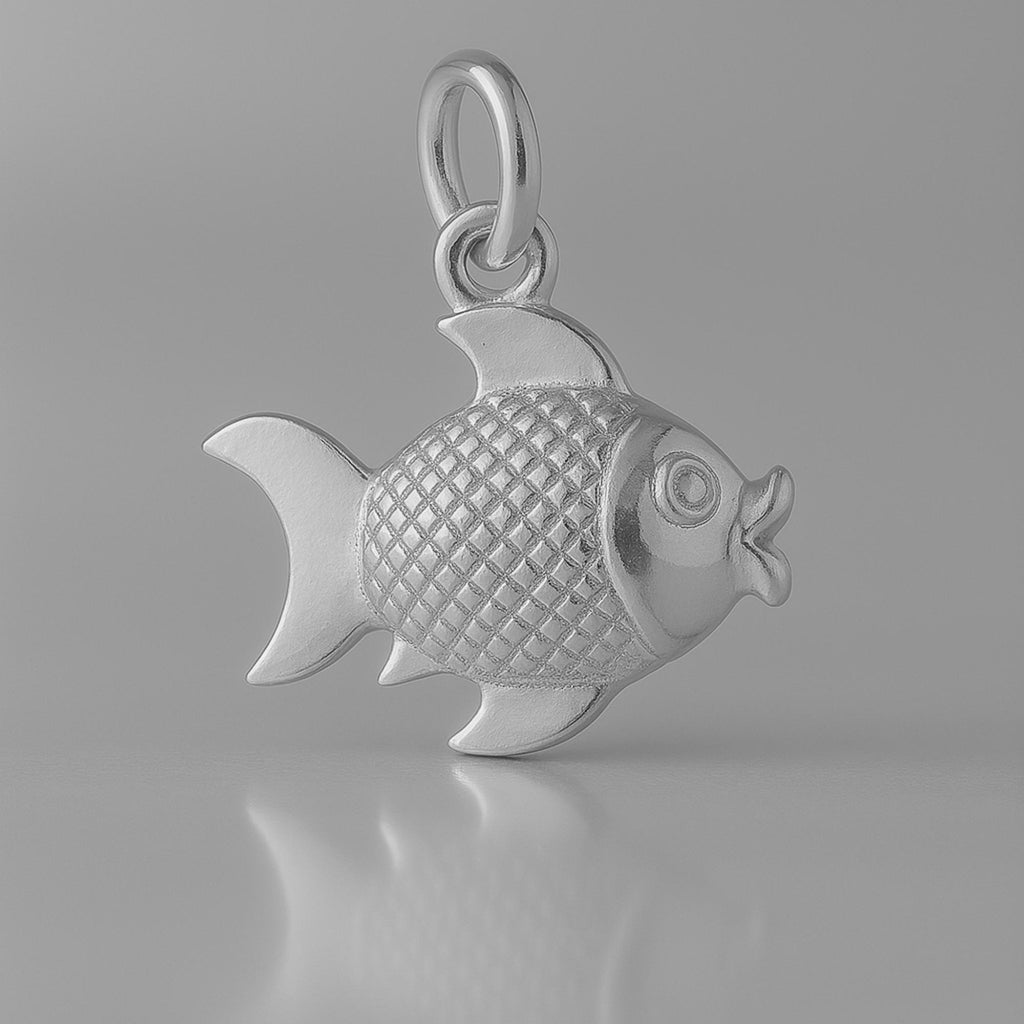 950 Platinum - Lucky Goldfish Charm