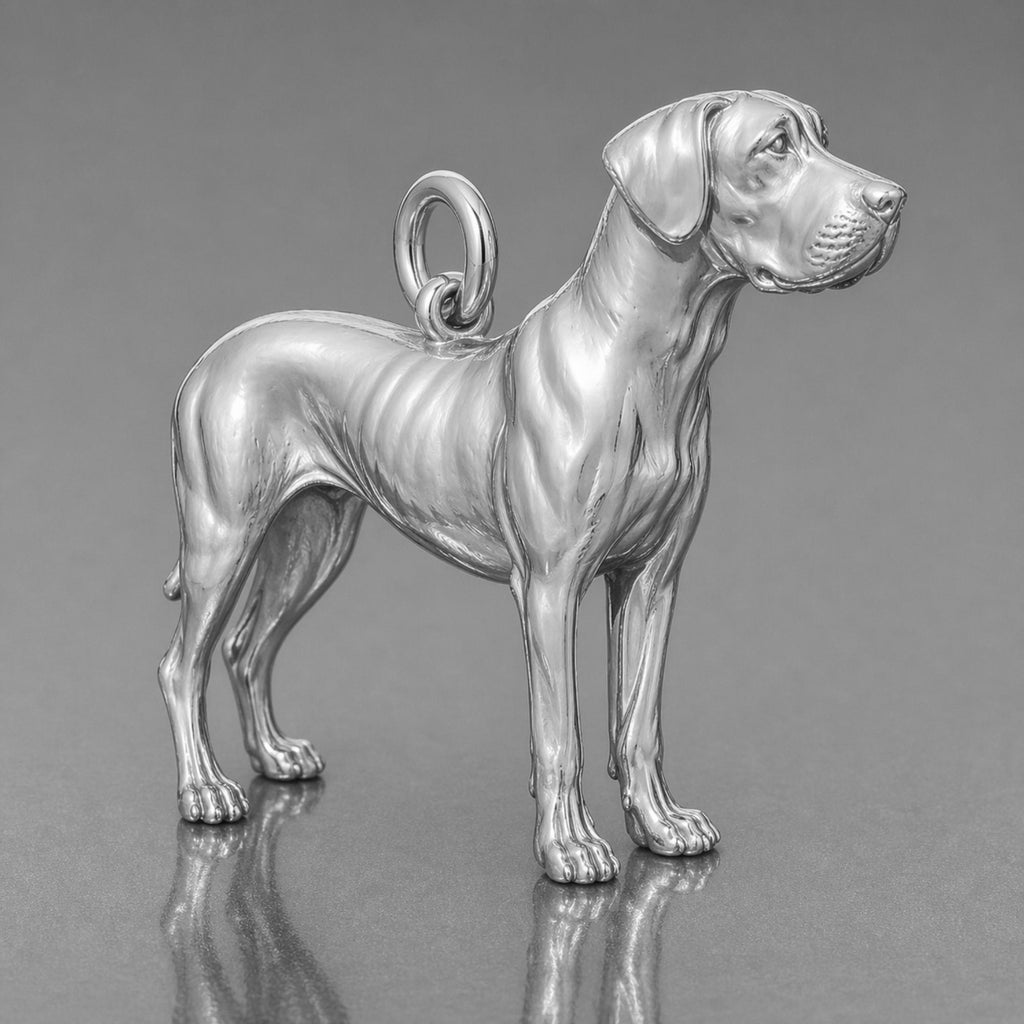 950 Platinum - Great Dane Dog Charm