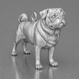 950 Platinum - Pug Dog Charm