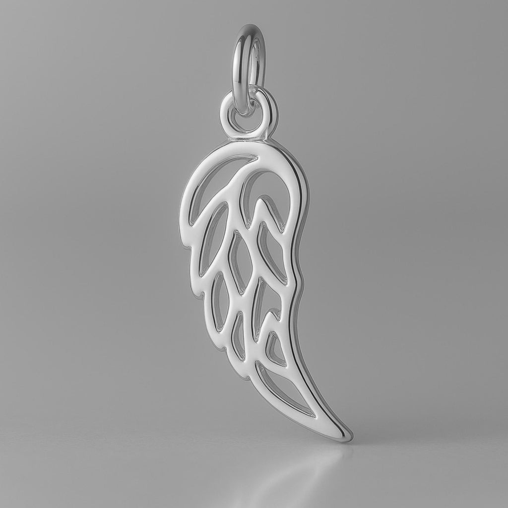 950 Platinum - Filigree Wing Charm