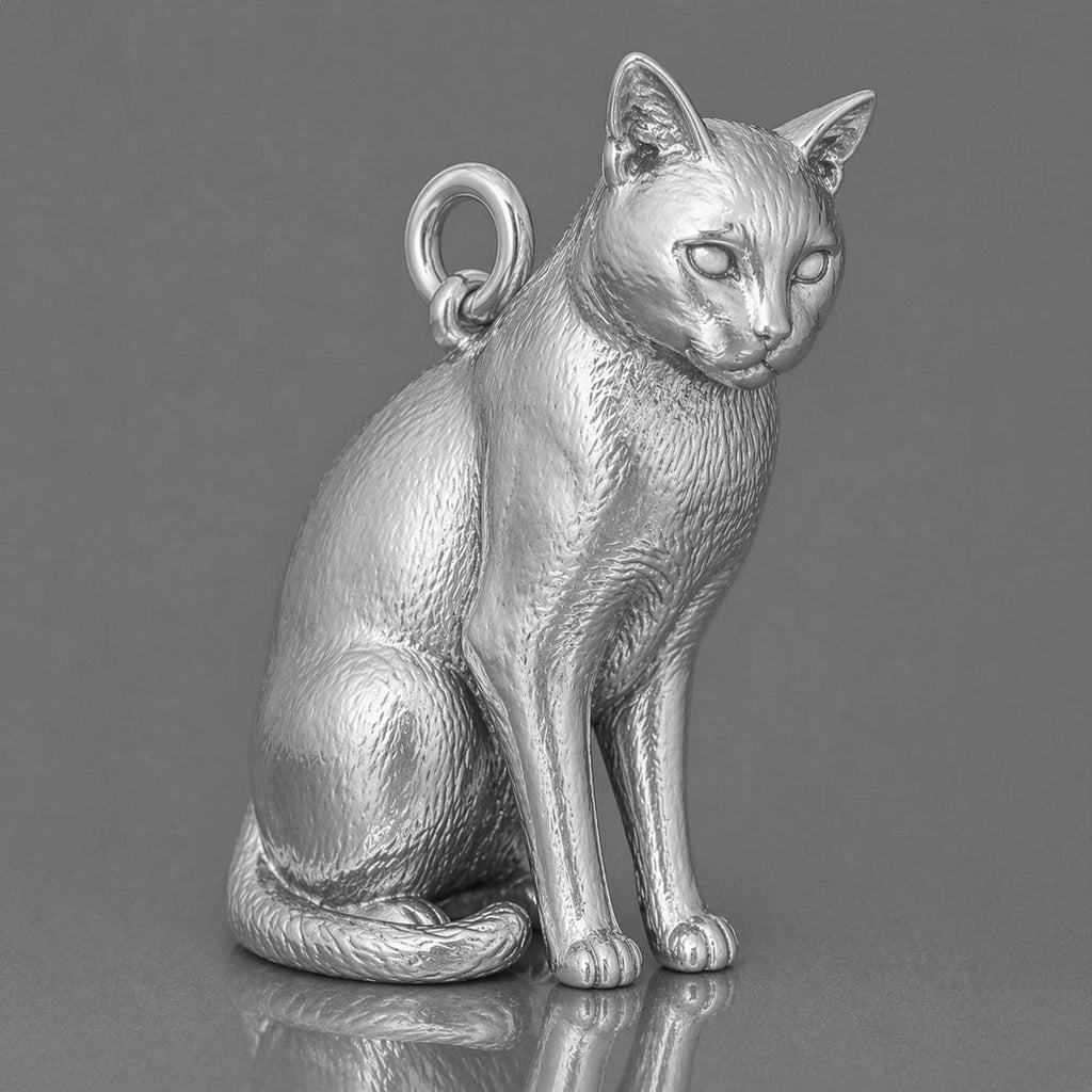 950 Platinum - Chartreux Cat Charm