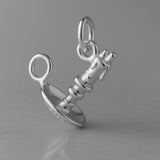 950 Platinum - Candlestick Holder Charm