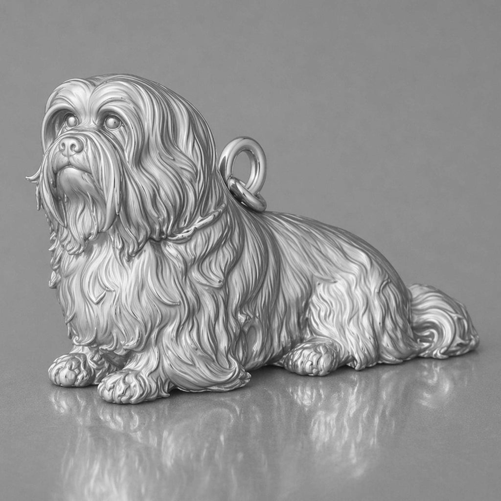 950 Platinum - Havanese Dog Charm