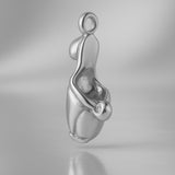 950 Platinum - Low Heel Charm