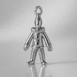 950 Platinum - Circus Clown Charm