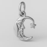 950 Platinum - Lunar Elder Charm