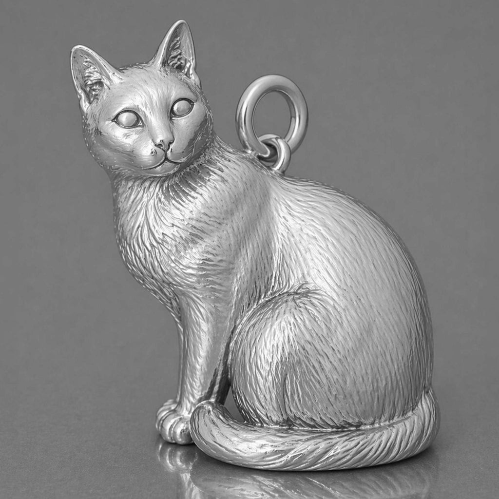 950 Platinum - Siamese Cat Charm