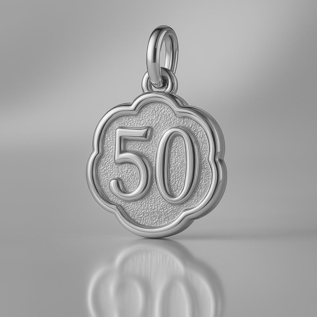 950 Platinum - 50th Clover Charm