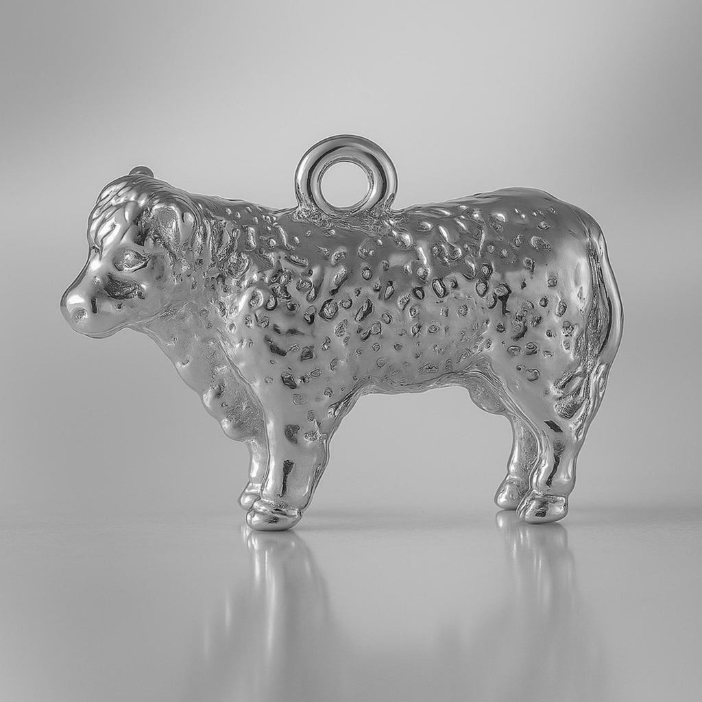 950 Platinum - Merino Sheep Charm