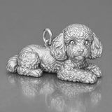 950 Platinum - Poodle Dog Charm