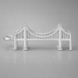 950 Platinum - Goldengate Bridge Charm