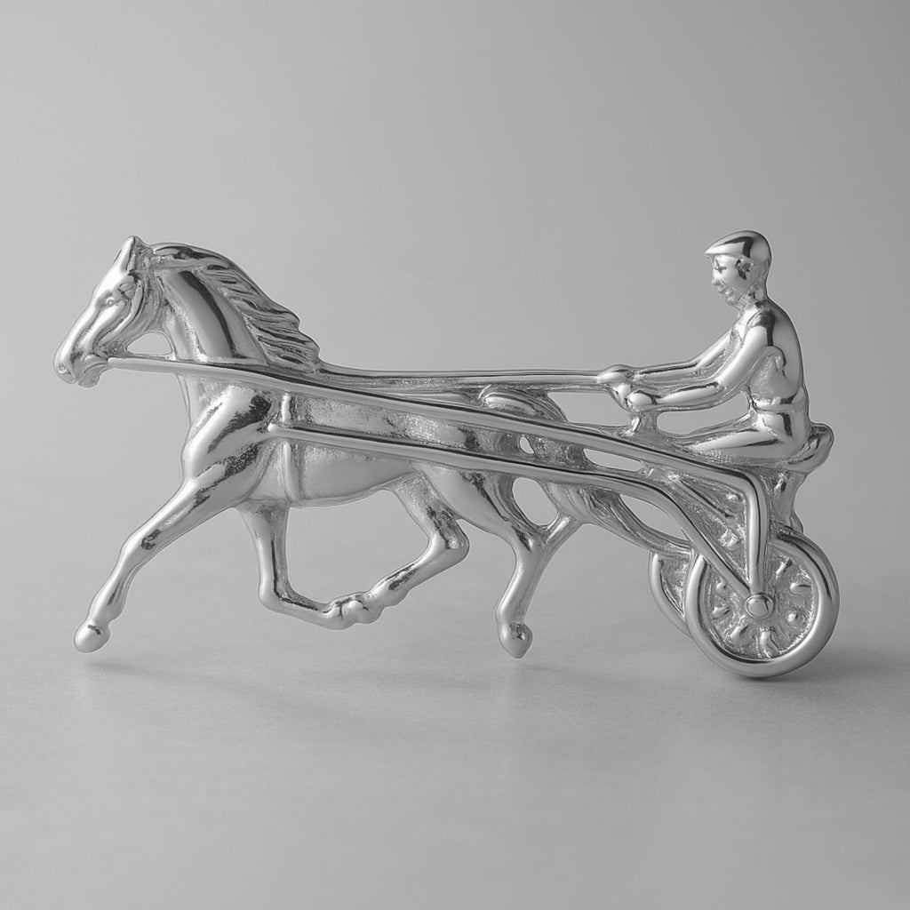 950 Platinum - Harness Racing Horse Charm