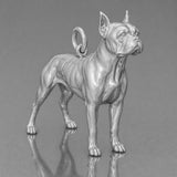 950 Platinum - Boston Terrier Dog Charm