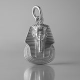 950 Platinum - Tutankhamun Pharaoh Head Charm