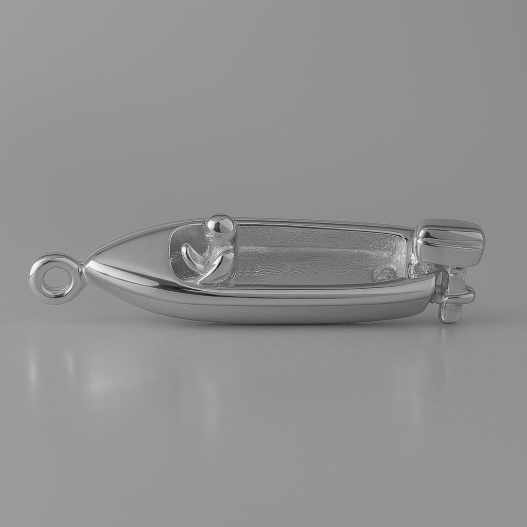 950 Platinum - Speed Boat Charm