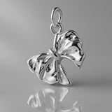 950 Platinum - Ribbon Bow Charm