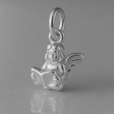 950 Platinum - Miniature Singing Angel Charm