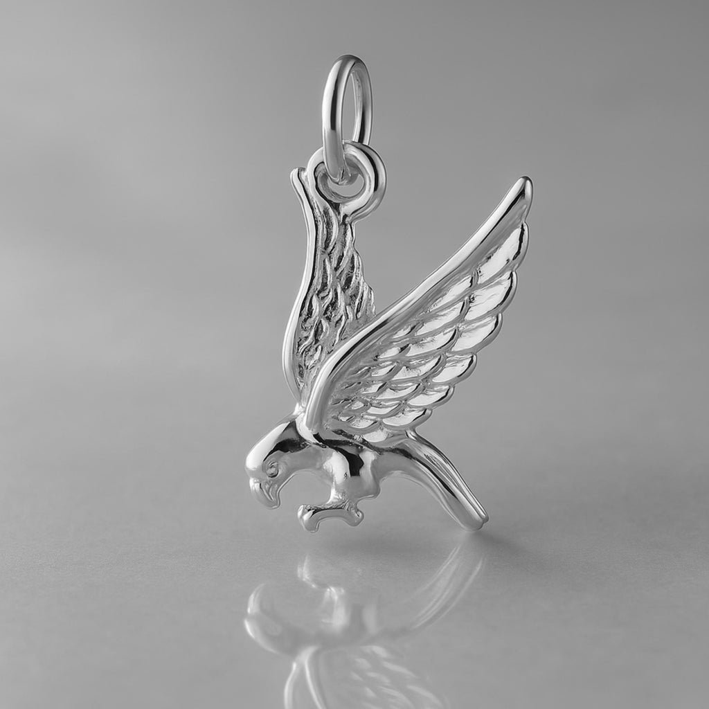 950 Platinum - Soaring Eagle Charm