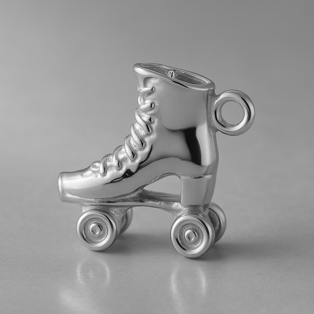 950 Platinum - High-Top Roller Skate Charm