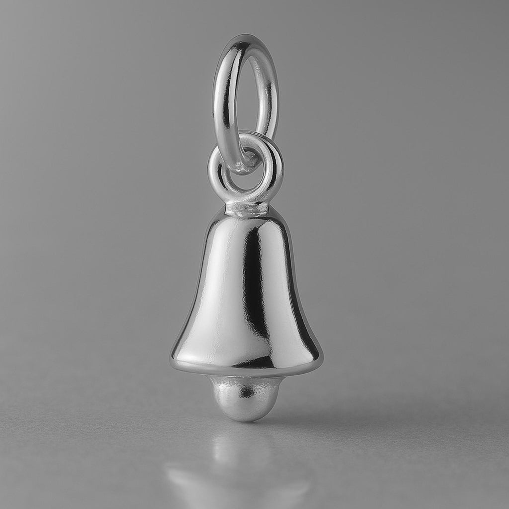 950 Platinum - Classic Christmas Bell Charm