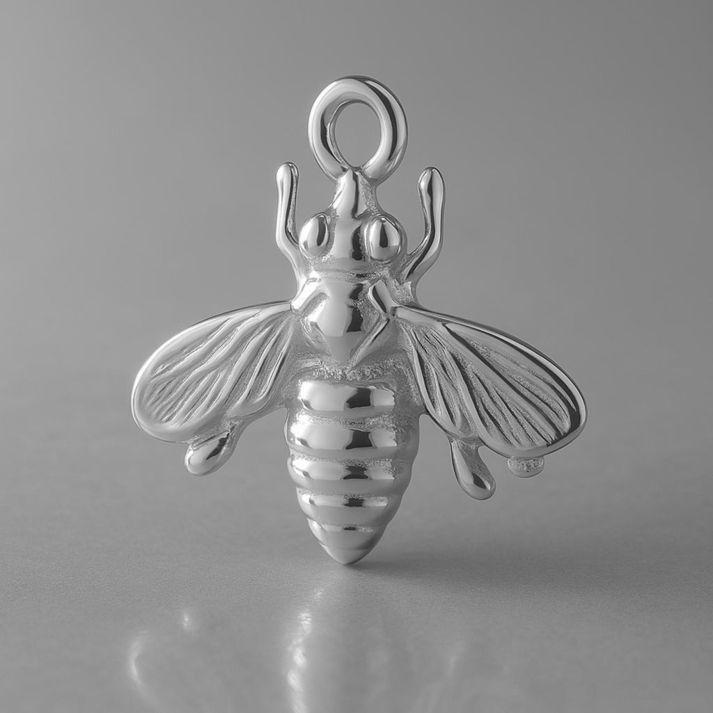 950 Platinum - Honey Bee Charm