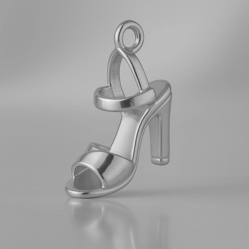 950 Platinum - Ankle Strap Heels Charm