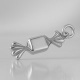 950 Platinum - Wrapped Candy Charm