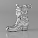 950 Platinum - Motorbike Boot Charm